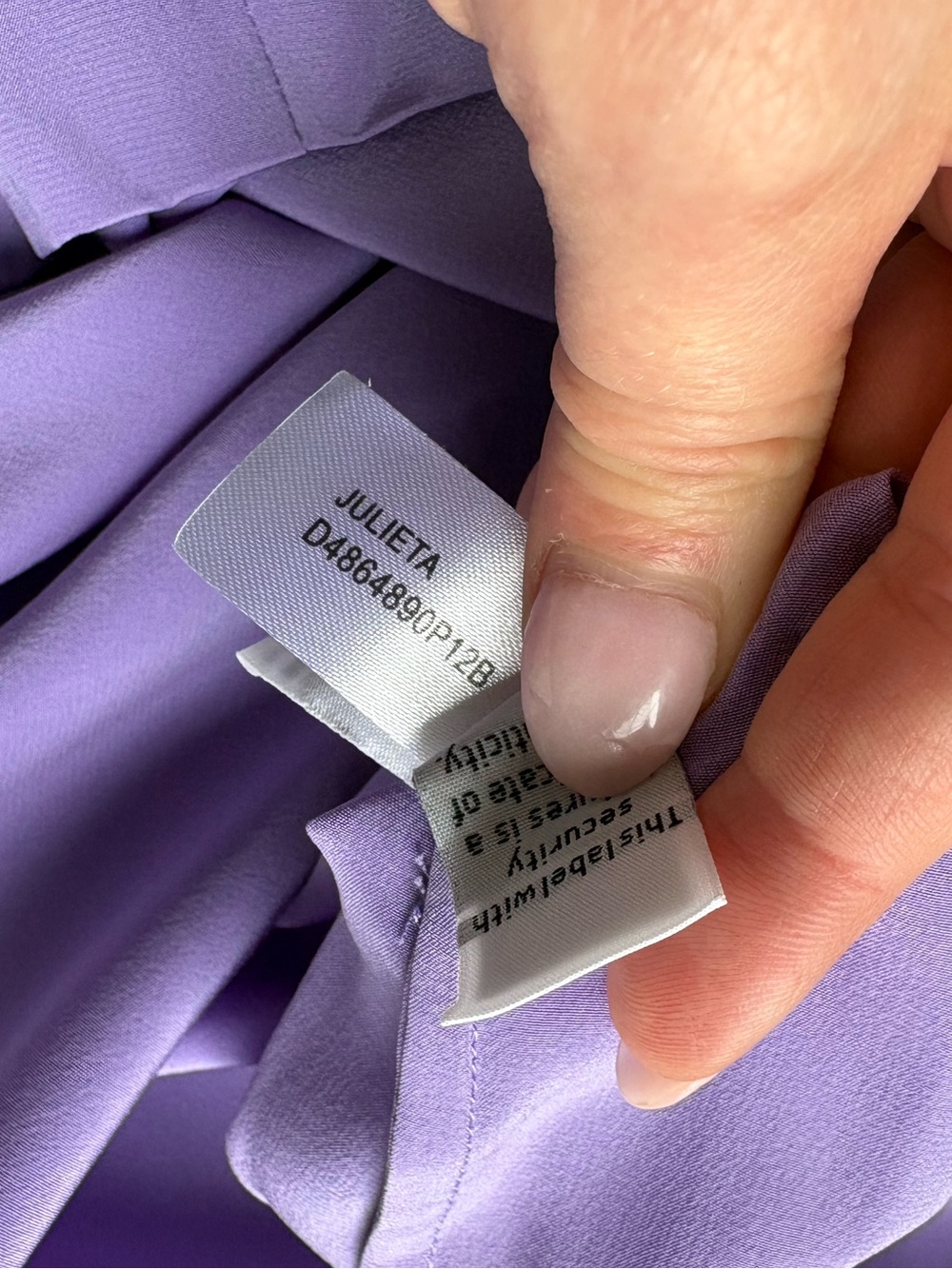 Diane von Furstenberg Julieta Silk Belted Shift Dress Pockets Lilac Purple 6 - Picture 10 of 12